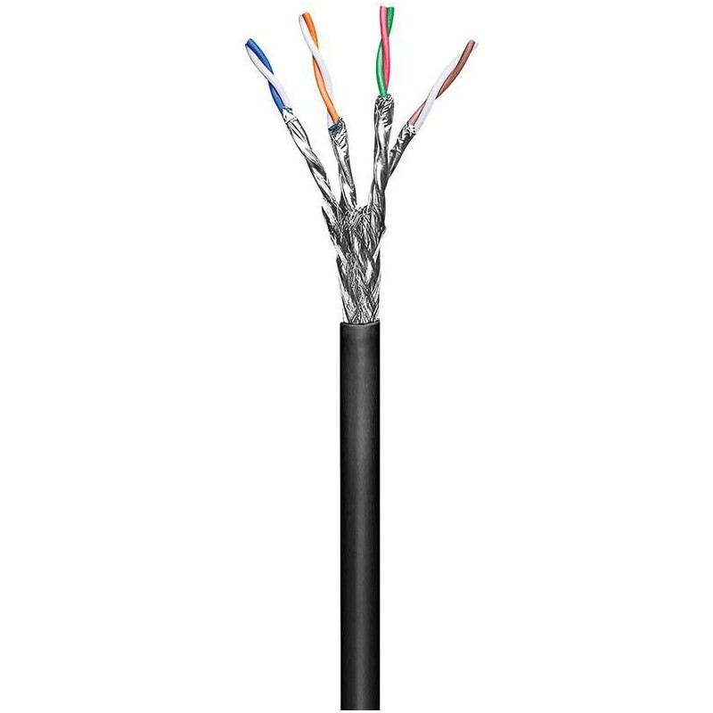 MicroConnect S/FTP CAT6 Outdoor 100m Black